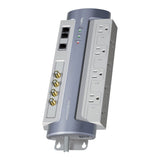Panamax 8-AC Outlet, Coax, and Telco 15-Amp Home Theater Power Conditioner/Surge Protector, 6-Ft. Cord with Angled Plug, M8-AV