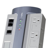 Panamax 8-AC Outlet, Coax, and Telco 15-Amp Home Theater Power Conditioner/Surge Protector, 6-Ft. Cord with Angled Plug, M8-AV