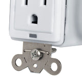Panamax Max-In-Wall 15-Amp Duplex Receptacle Outlet with 1350 Joules of Surge Protection, MIW-SURGE-1G