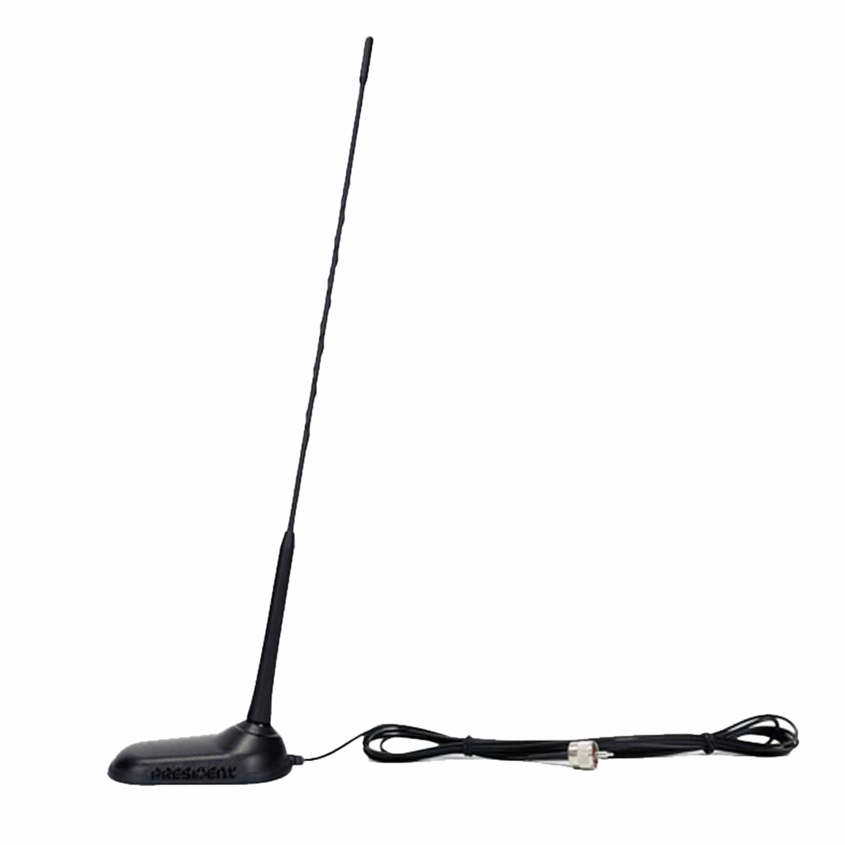 President VIRGINIA-F Magnetic-Mount CB Antenna with Fixed-Angle Whip