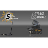 President CB Radio Starter Kit with TED FCC 40-Channel 12-Volt AM/FM CB Radio and VIRGINIA-F Magnet-Mount Antenna