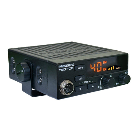 President CB Radio Starter Kit with TED FCC 40-Channel 12-Volt AM/FM CB Radio and VIRGINIA-F Magnet-Mount Antenna