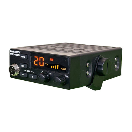 President CB Radio Starter Kit with TED FCC 40-Channel 12-Volt AM/FM CB Radio and VIRGINIA-F Magnet-Mount Antenna
