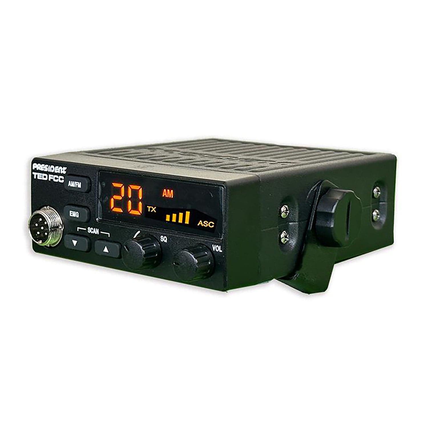 President Ted FCC 40-Channel 12-Volt AM/FM CB Radio, TXUS004