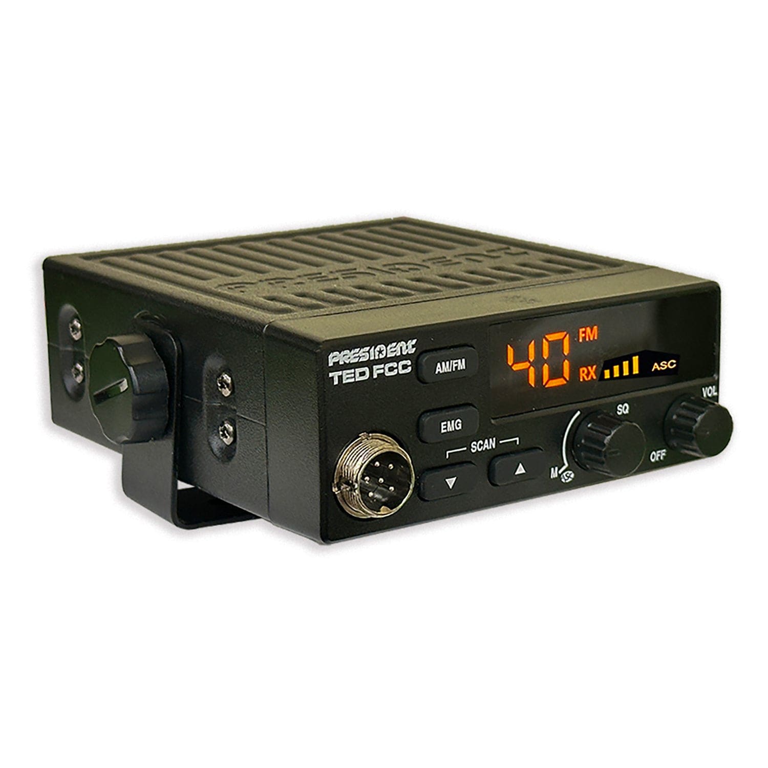 President Ted FCC 40-Channel 12-Volt AM/FM CB Radio, TXUS004