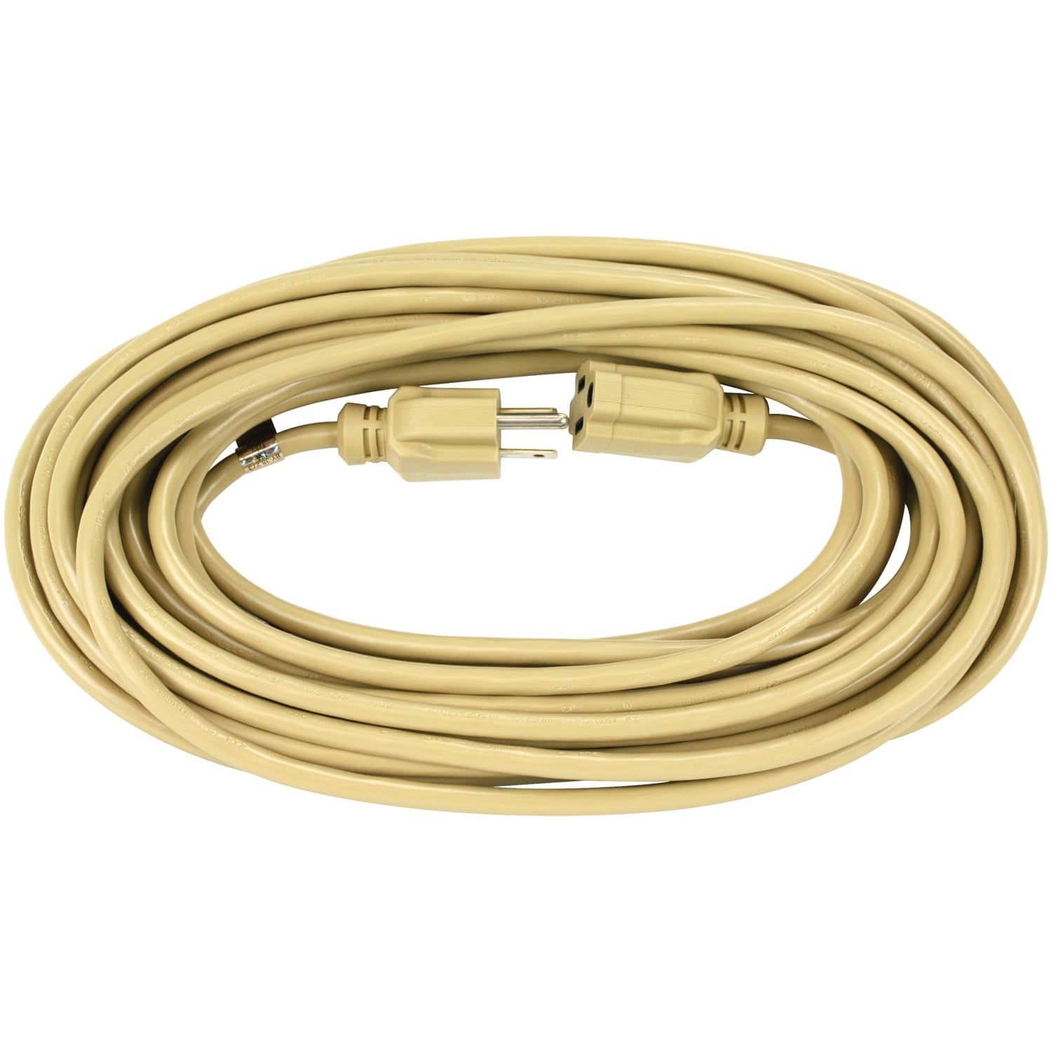 Prime 16/3 SJTW Landscape Extension Cord, 35 Ft., Beige