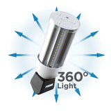 Prime 5000-Lumen 50-Watt 360°-COB-LED Tripod-Mounted Portable Work Light with 5-Ft. Cord