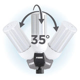 Prime 5000-Lumen 50-Watt 360°-COB-LED Tripod-Mounted Portable Work Light with 5-Ft. Cord
