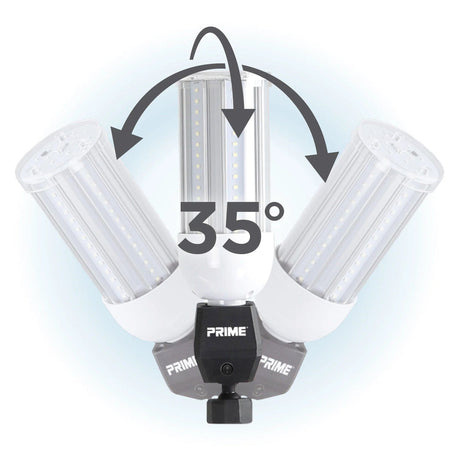 Prime 5000-Lumen 50-Watt 360°-COB-LED Tripod-Mounted Portable Work Light with 5-Ft. Cord