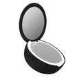 Priority Products Compact Bluetooth Mirror Speaker with Lights, M6, Black