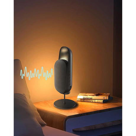 Priority Products 4-in-1 Natural Sound Bluetooth Speaker with Night-Light, Black