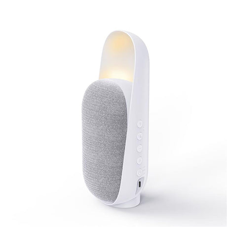 Priority Products 4-in-1 Natural Sound Bluetooth Speaker with Night-Light, White