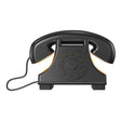 Priority Products Retro Telephone-Shaped Sleeping Machine with Bluetooth Speaker and Night-Light, Black
