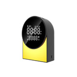 Priority Products Rechargeable Digital FM Radio Alarm Clock with Bluetooth Speaker, LED Night-Light, and Sound Machine, SM12, Black