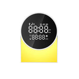Priority Products Rechargeable Digital FM Radio Alarm Clock with Bluetooth Speaker, LED Night-Light, and Sound Machine, SM12, White