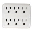 Prime 6-AC Outlet Grounded Wall Tap, PB801011
