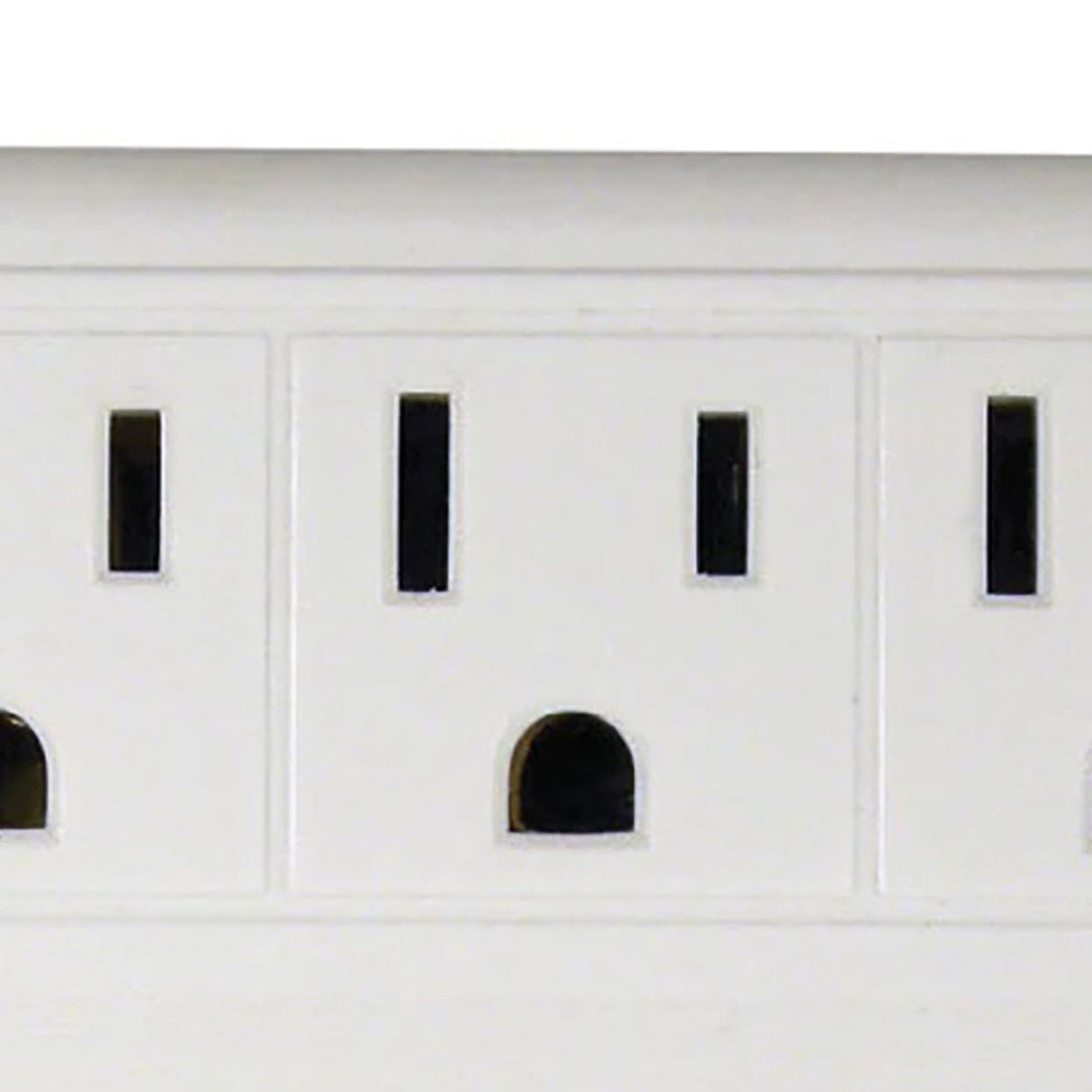 Prime 6-AC Outlet Grounded Wall Tap, PB801011