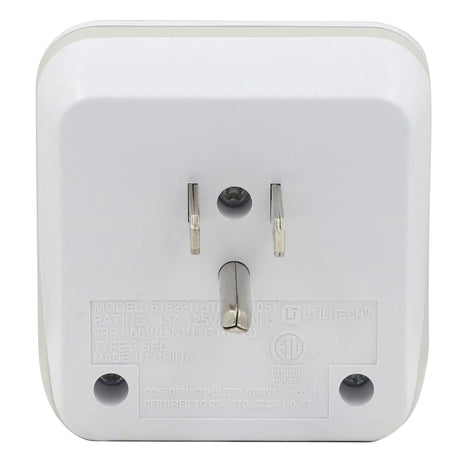 Prime 1-Outlet 900-Joules Surge Protector Wall Tap with Protected LED Indicator and End of Service Alarm, PB802105