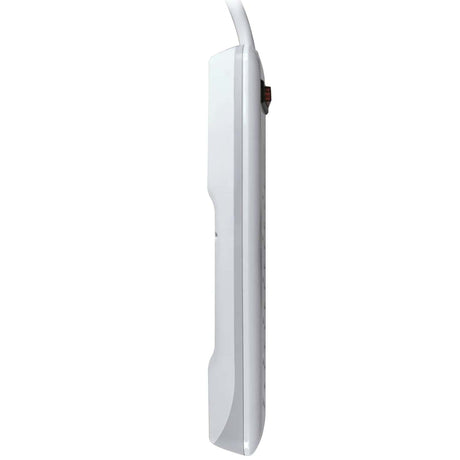 Prime 6-AC Outlet 1000-Joules Surge Protector Power Strip, 8-Ft. Cord with Right-Angle Plug, PB802126