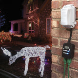 Prime EZ-SET 2-Outlet 24-Hour Digital Outdoor Timer
