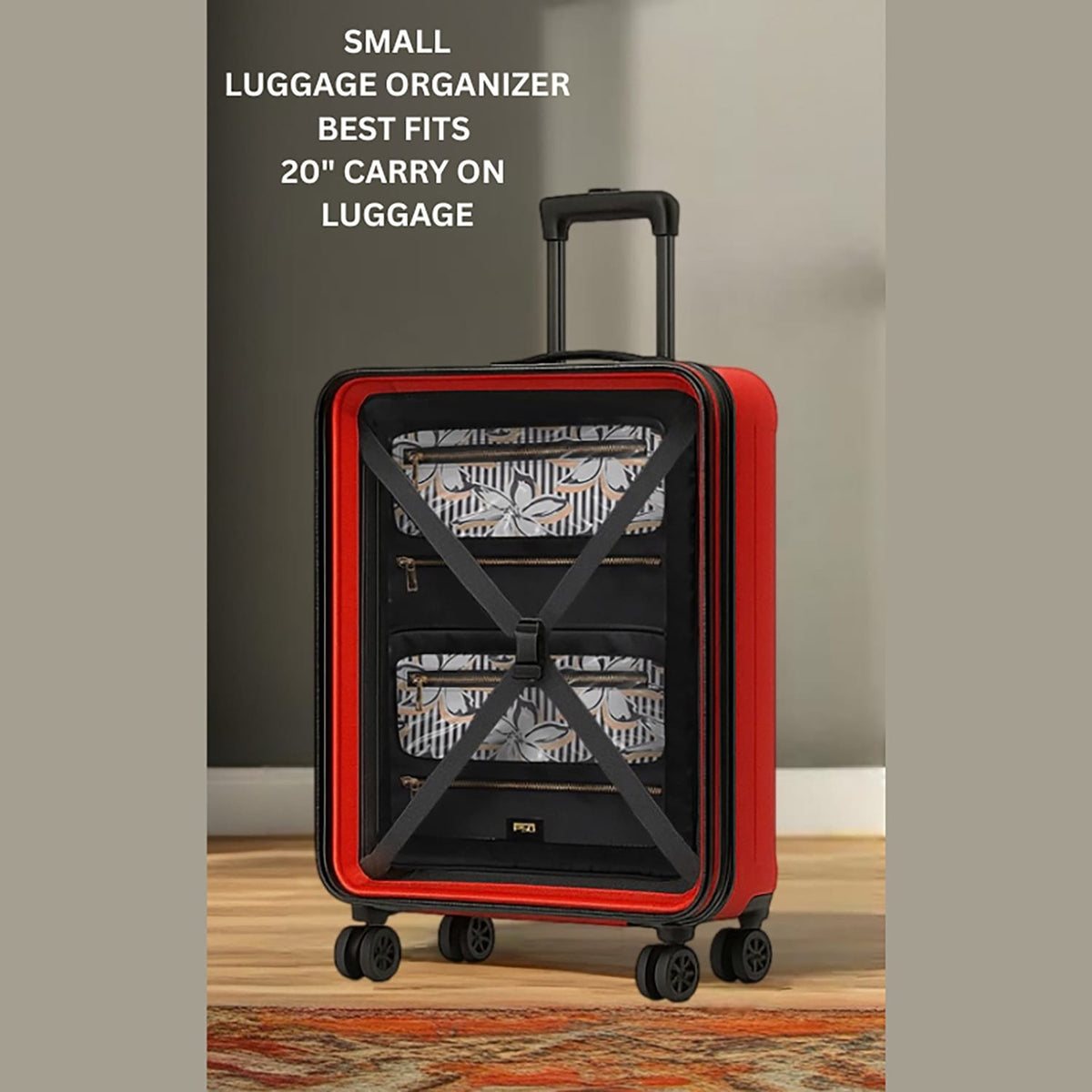 Pack Snap And Go Carry All Carry On Luggage Organizer