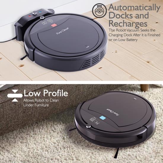 Pure Clean PUCRC99 Automatic Programmable Robot Vacuum Cleaner