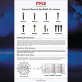 Pyle Professional Handheld Unidirectional Dynamic Microphone