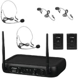 Pyle VHF Fixed-Frequency Wireless Microphone System