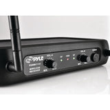 Pyle VHF Fixed-Frequency Wireless Microphone System