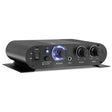 Pyle 90-Watt-Peak 2.0-Channel Class-T Mini Amplifier with Bluetooth, Mic Input, Aux, and AC Adapter, PFA330BT