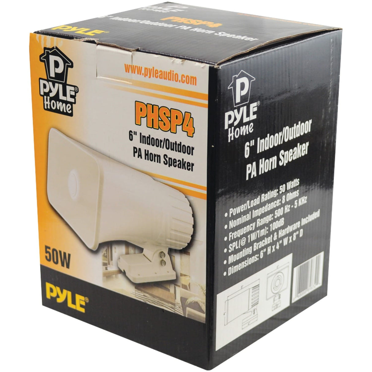 Pyle 6" Indoor/Outdoor 50-Watt PA Horn Speaker