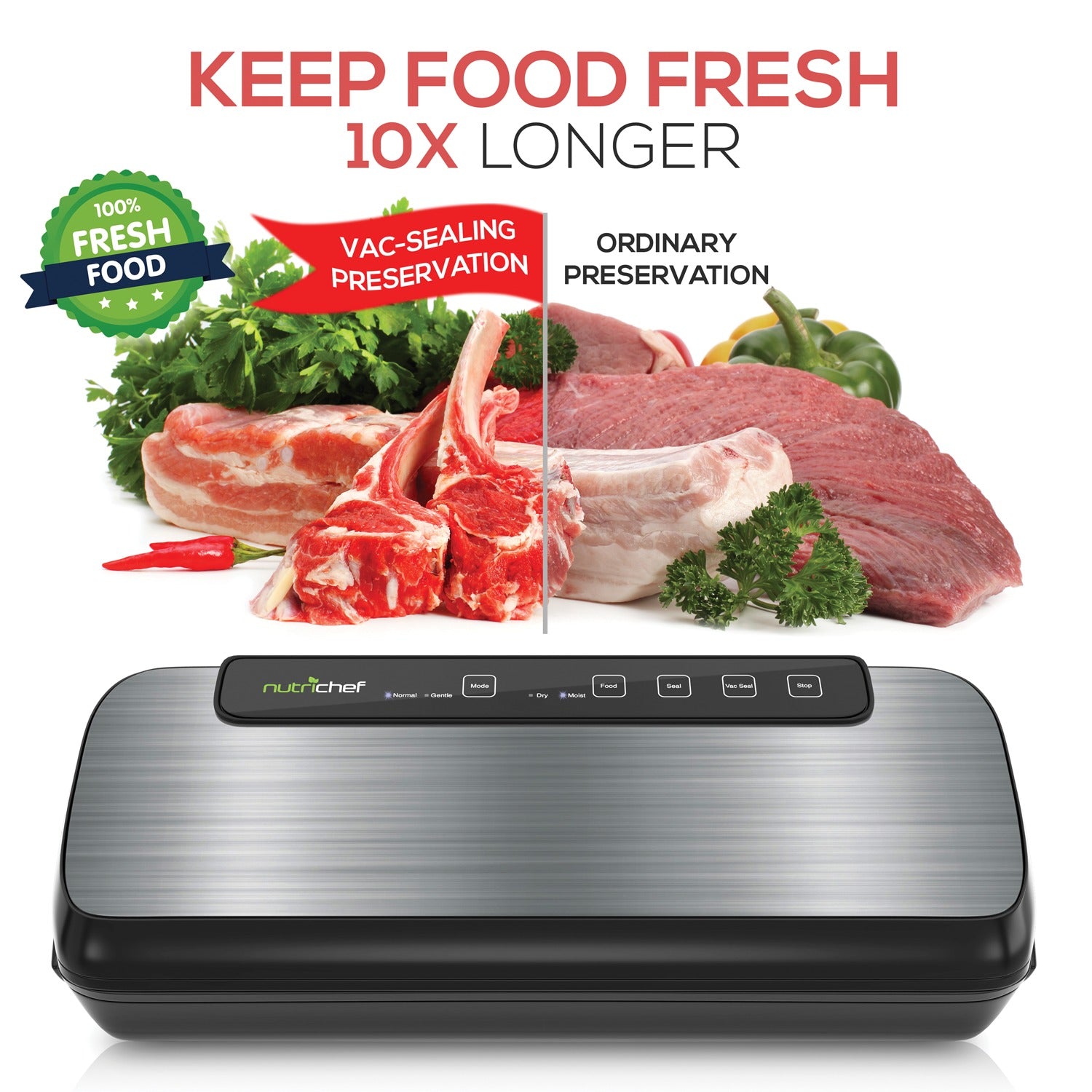 NutriChef Automatic Vacuum Sealer System