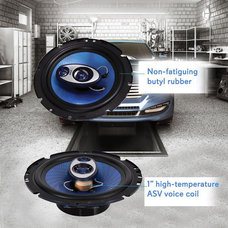 Pyle Blue Label 6.5-In. 3-Way 360-Watt-Max Speakers