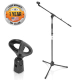 Pyle Tripod Microphone Stand with Extending Boom