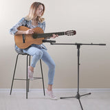 Pyle Tripod Microphone Stand with Extending Boom