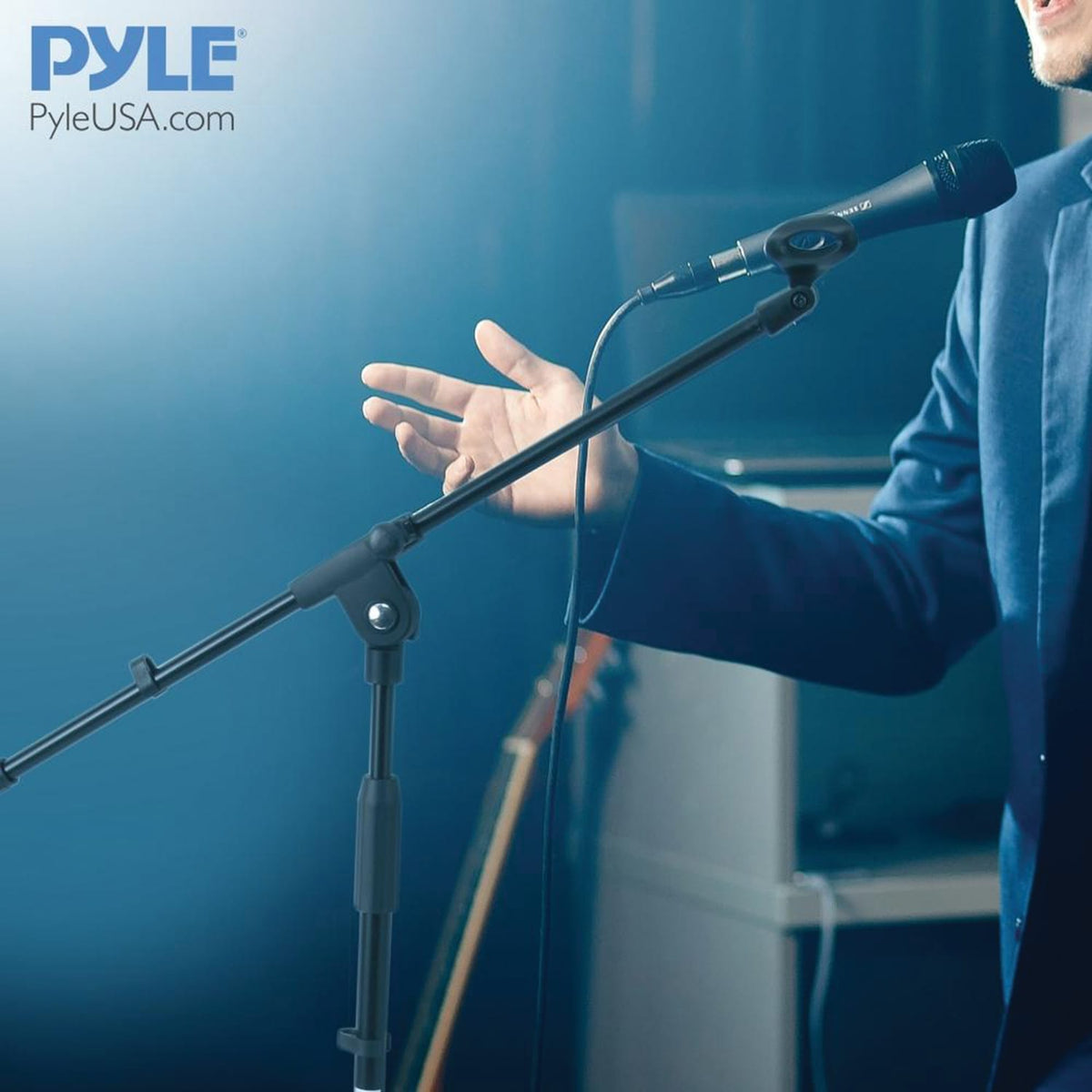Pyle Tripod Microphone Stand with Extending Boom