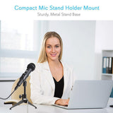 Pyle Adjustable Desktop Tripod Microphone Stand