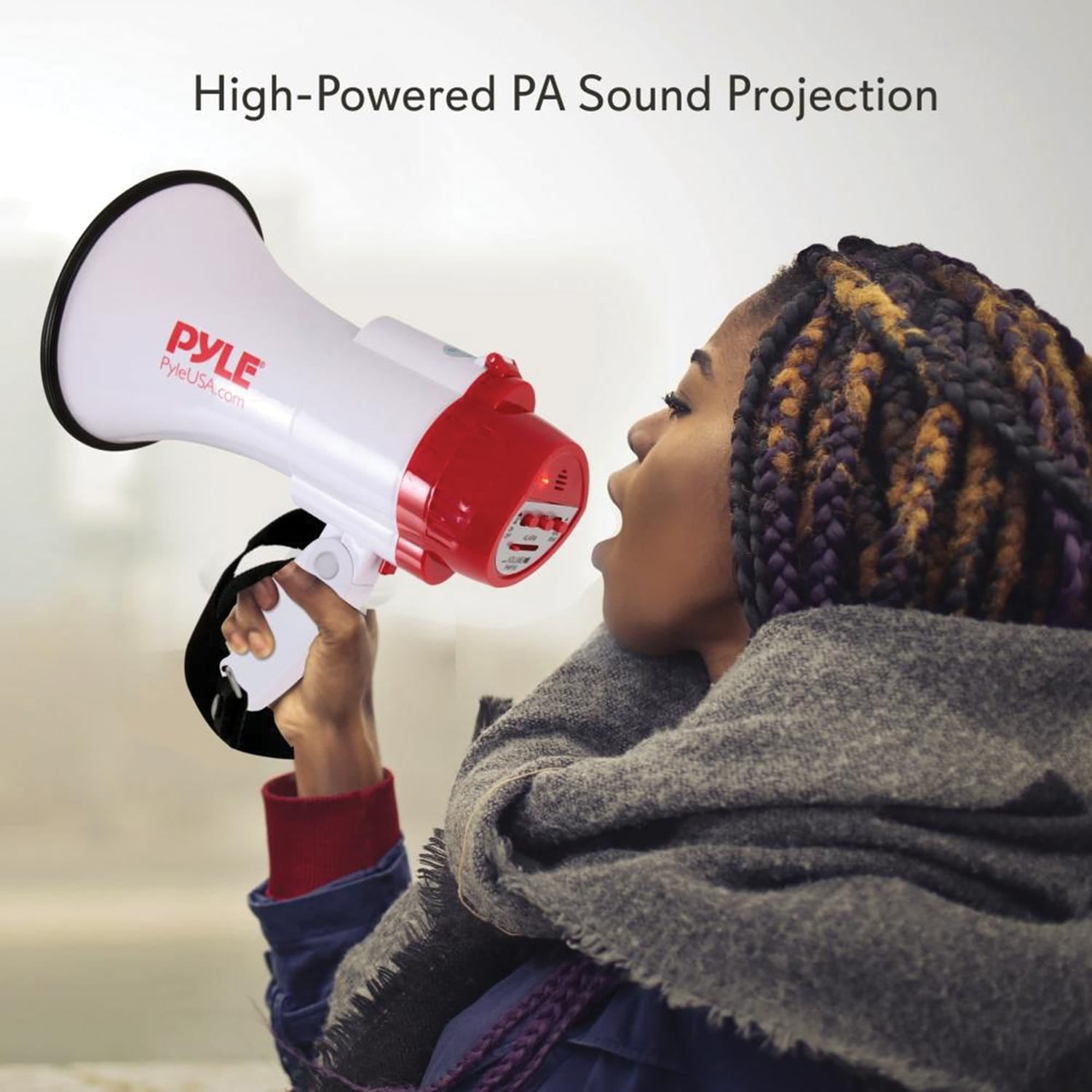 Pyle 30-Watt Professional Megaphone/Bullhorn