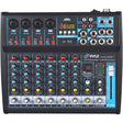 Pyle 8-Channel Bluetooth Pro Audio DJ Sound Mixer