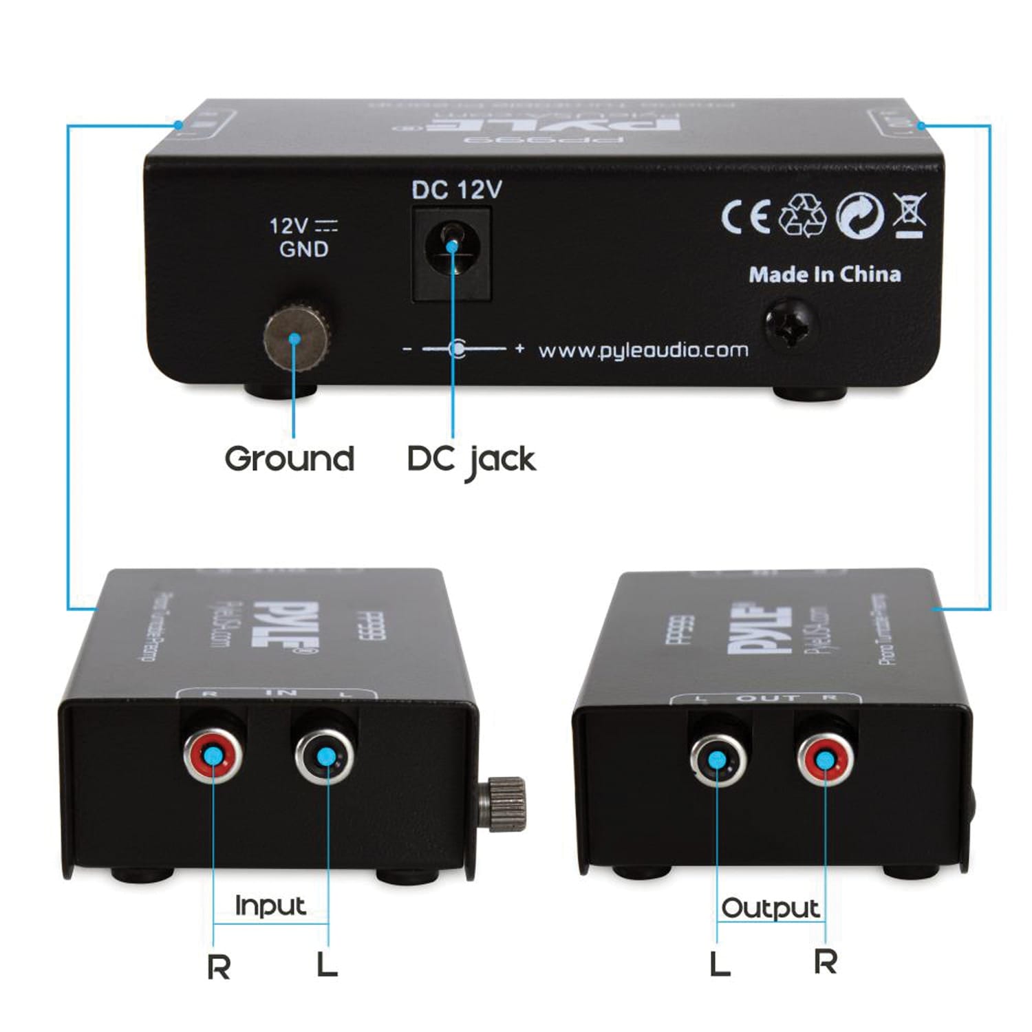 Pyle Phono Turntable Preamp