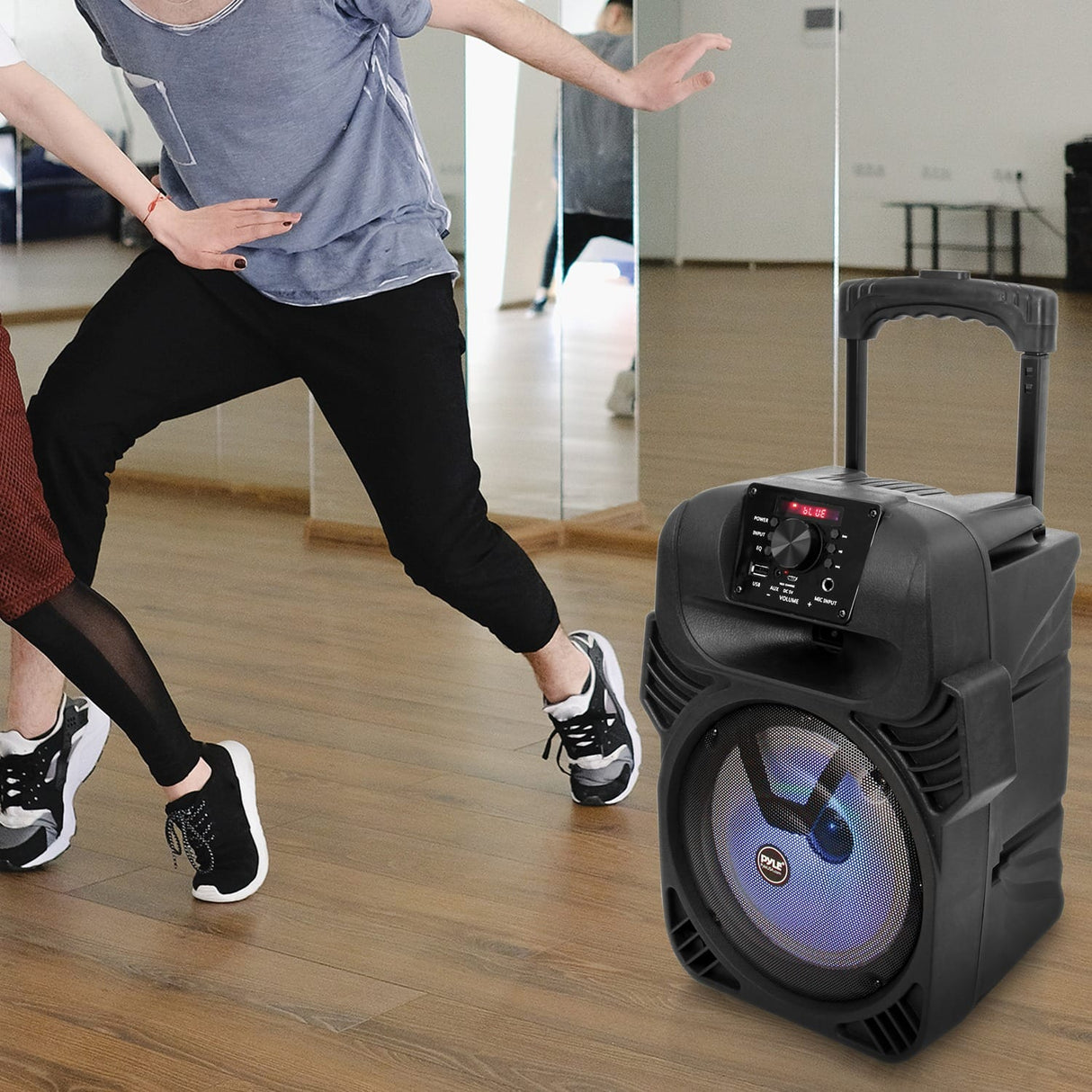Pyle Portable Bluetooth PA Speaker and Microphone System