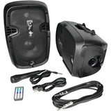 Pyle 700-Watt Active/Passive Dual Speaker System Kit