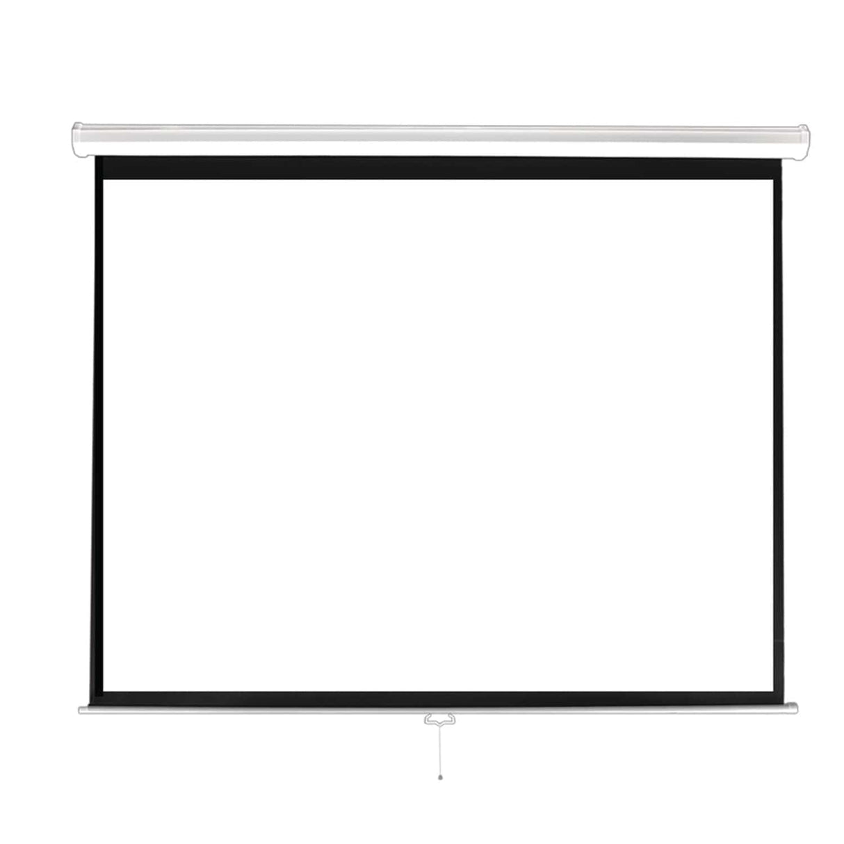 Pyle Universal Pull-down Manual Projection Screen, 84 In.