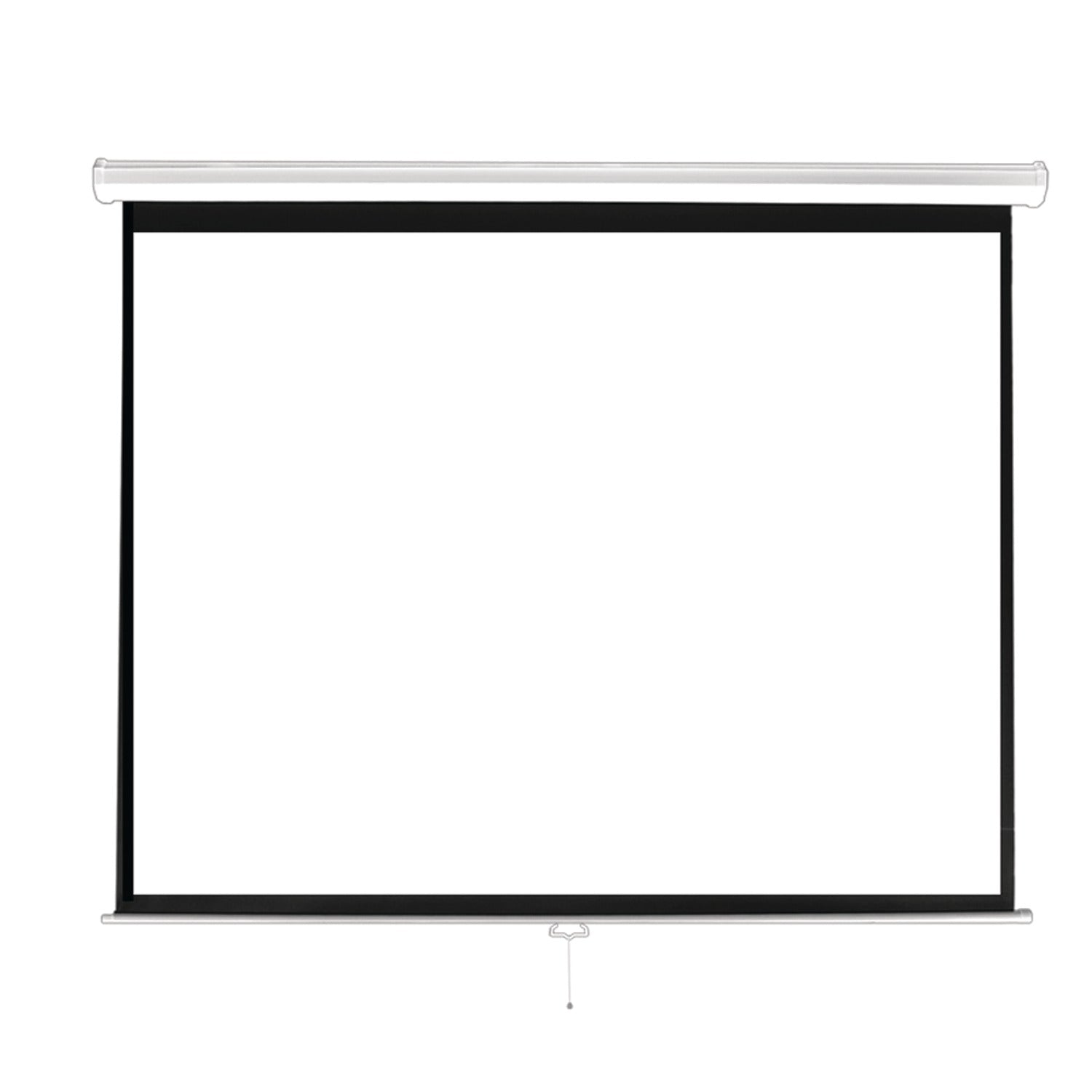 Pyle Universal Pull-down Manual Projection Screen, 84 In.