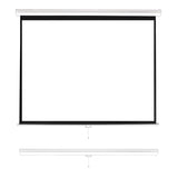 Pyle Universal Pull-down Manual Projection Screen, 84 In.