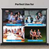 Pyle Retractable Pull-out-Style Manual Projector Screen, 50 In.