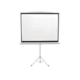 Pyle Floor-Standing Portable Tripod Manual Projector Screen, 84 In.