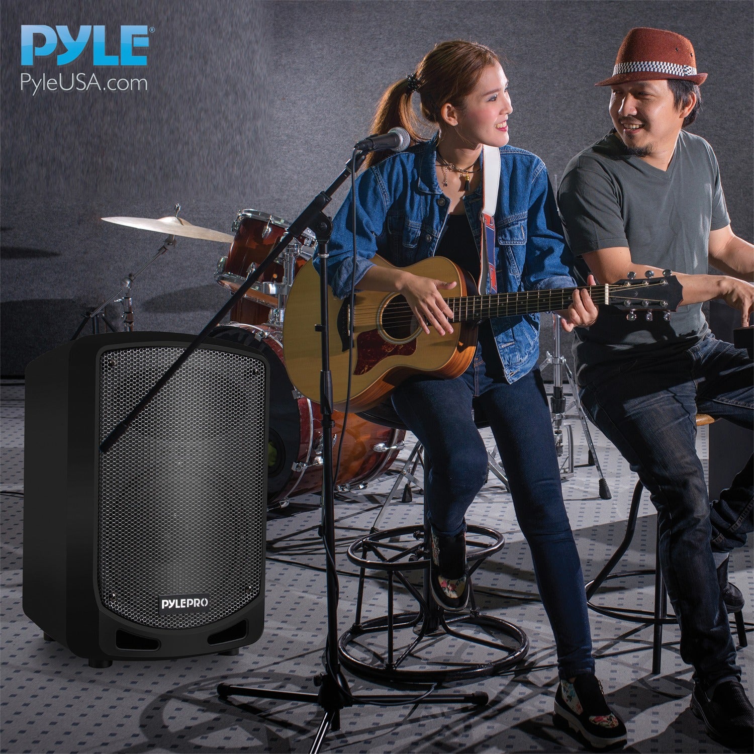 Pyle Compact and Portable Bluetooth PA Speaker