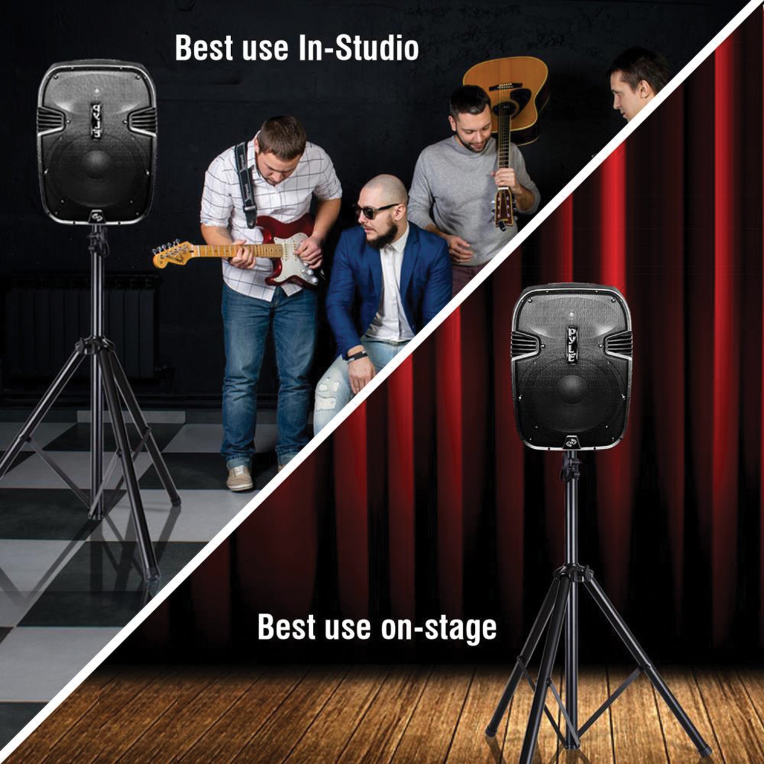 Pyle Tripod Speaker Stand, 6ft