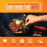 NutriChef 3-Piece Pre-Seasoned Cast Iron Skillet Pans